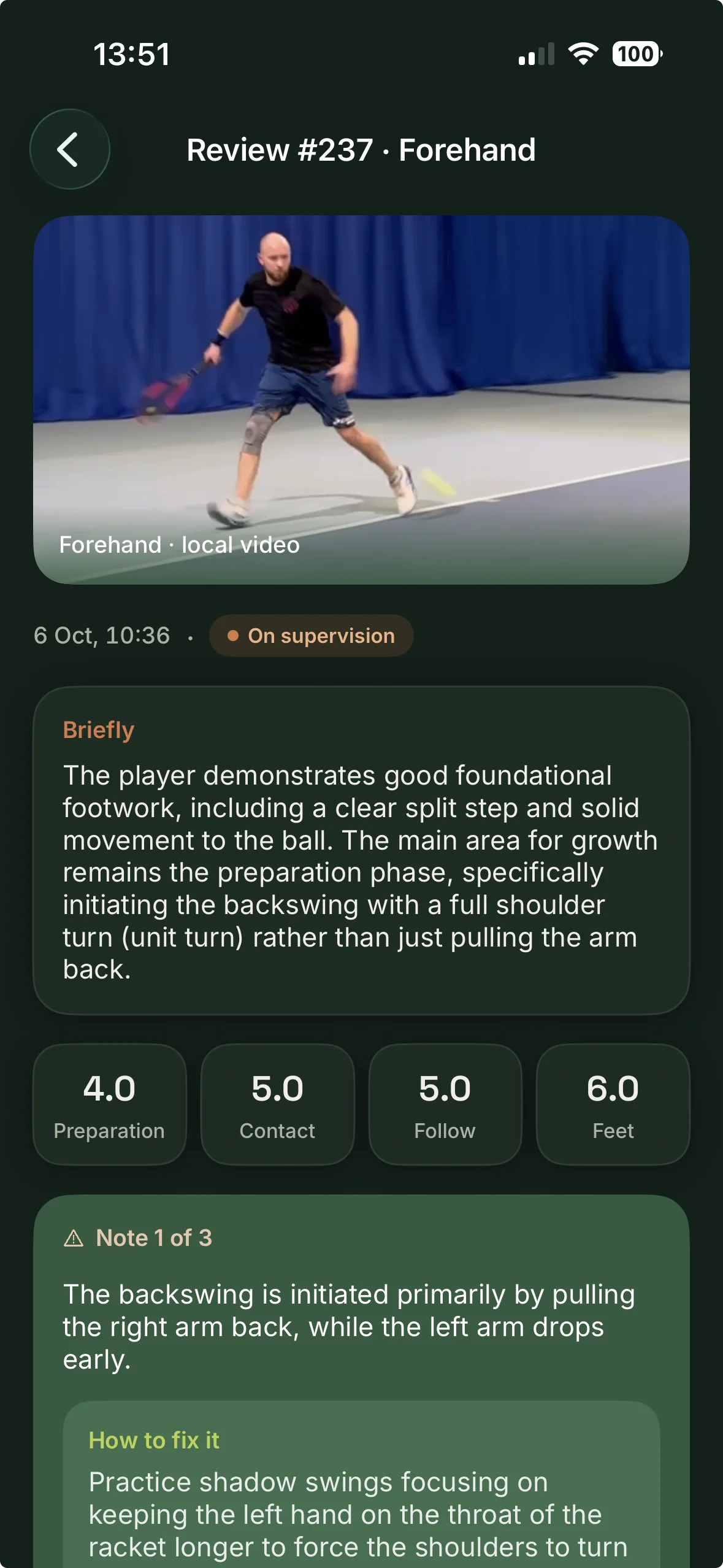 Stroke review in AdvantAce: AI notes and how to fix them